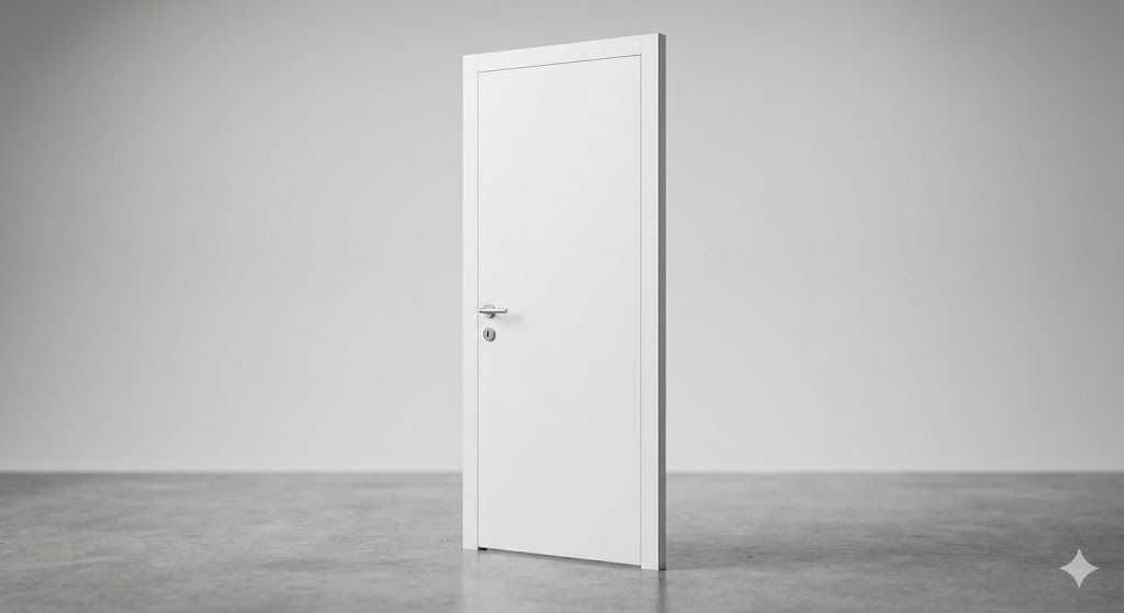 Lake Kapı - Mat Beyaz Düz Yüzey