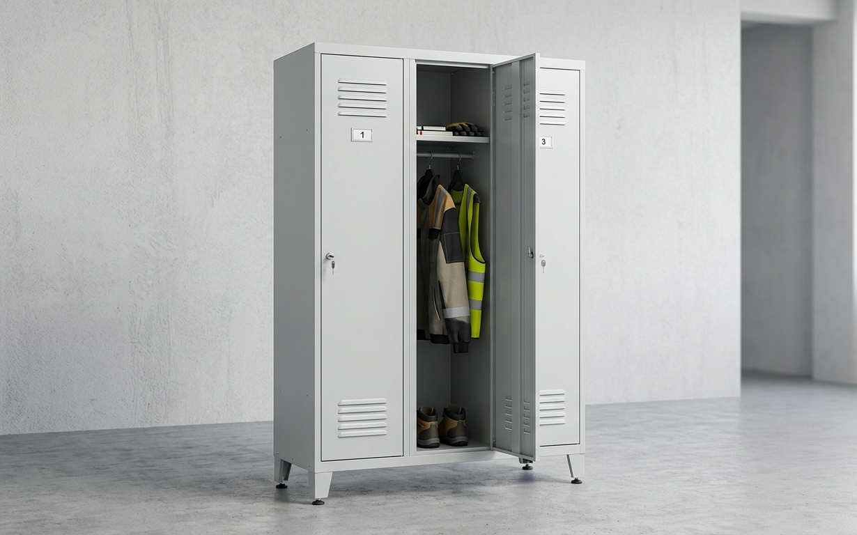 3 Kapılı Soyunma Dolabı