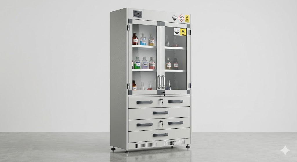 Laboratuvar Kimyasal Dolabı